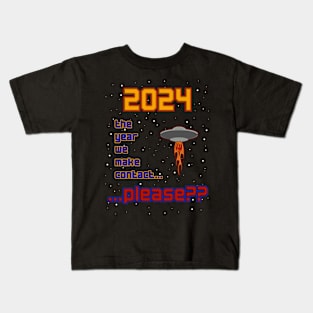 2024 - The Year We Make Contact Kids T-Shirt